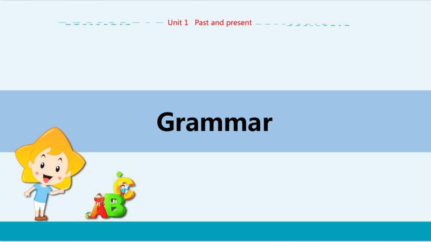 Unit 1 Grammar教学课件--牛津译林版中学英语八年级下
