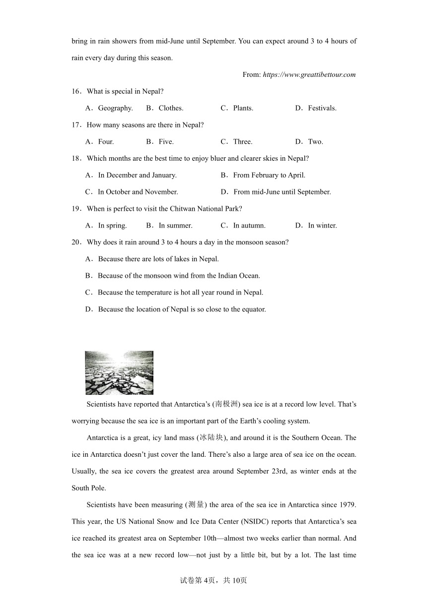 山东省青岛莱西市（五四制）2023-2024学年八年级上学期期末考试英语试题(含解析)