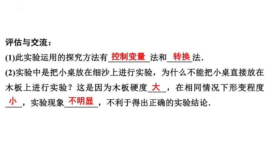 8.1 认识压强(第1课时) 课件(共40张PPT) 2023-2024学年沪粤版物理八年级下册