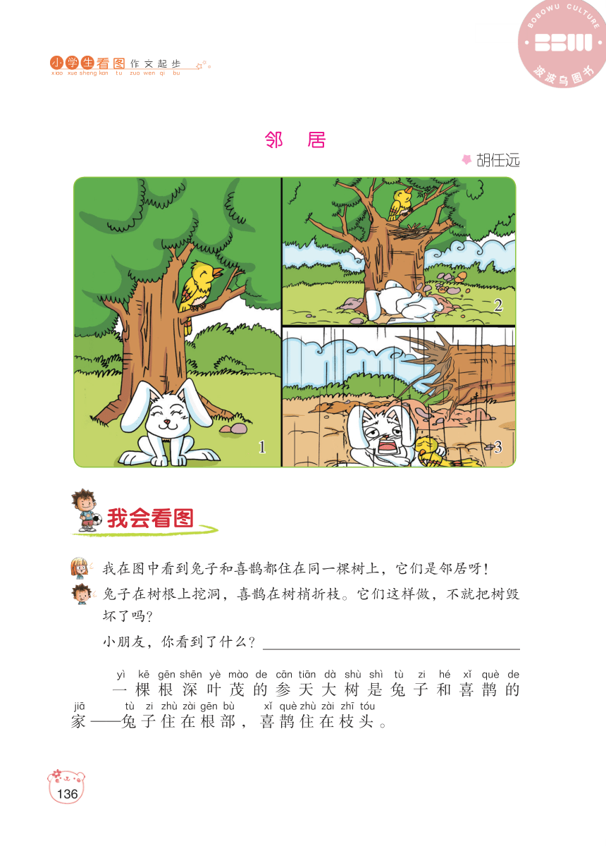 【小学生看图作文起步】学写多幅图3.童话故事（PDF版）