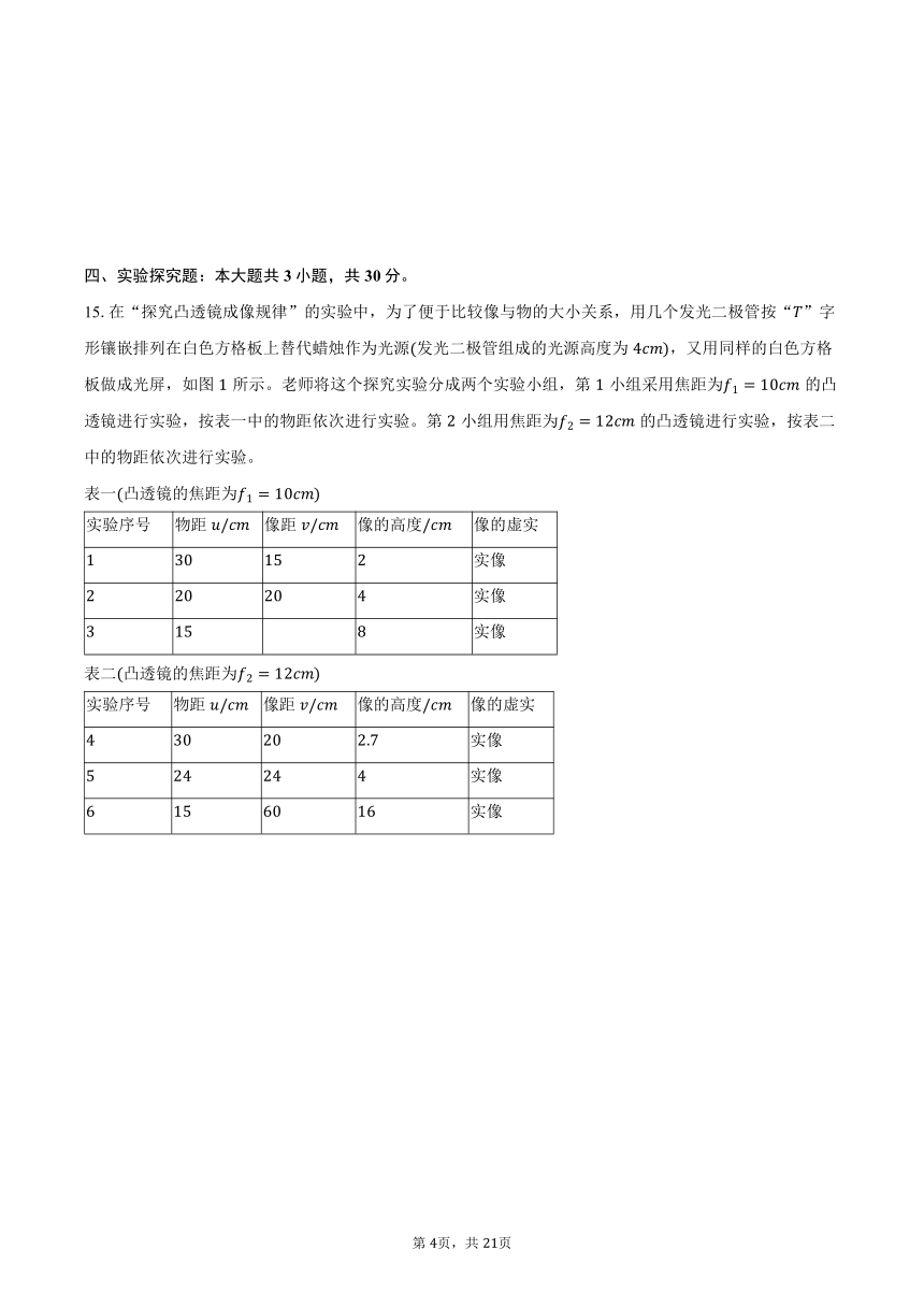 2024年贵州省铜仁市中考物理模拟适应性训练试卷(含解析）