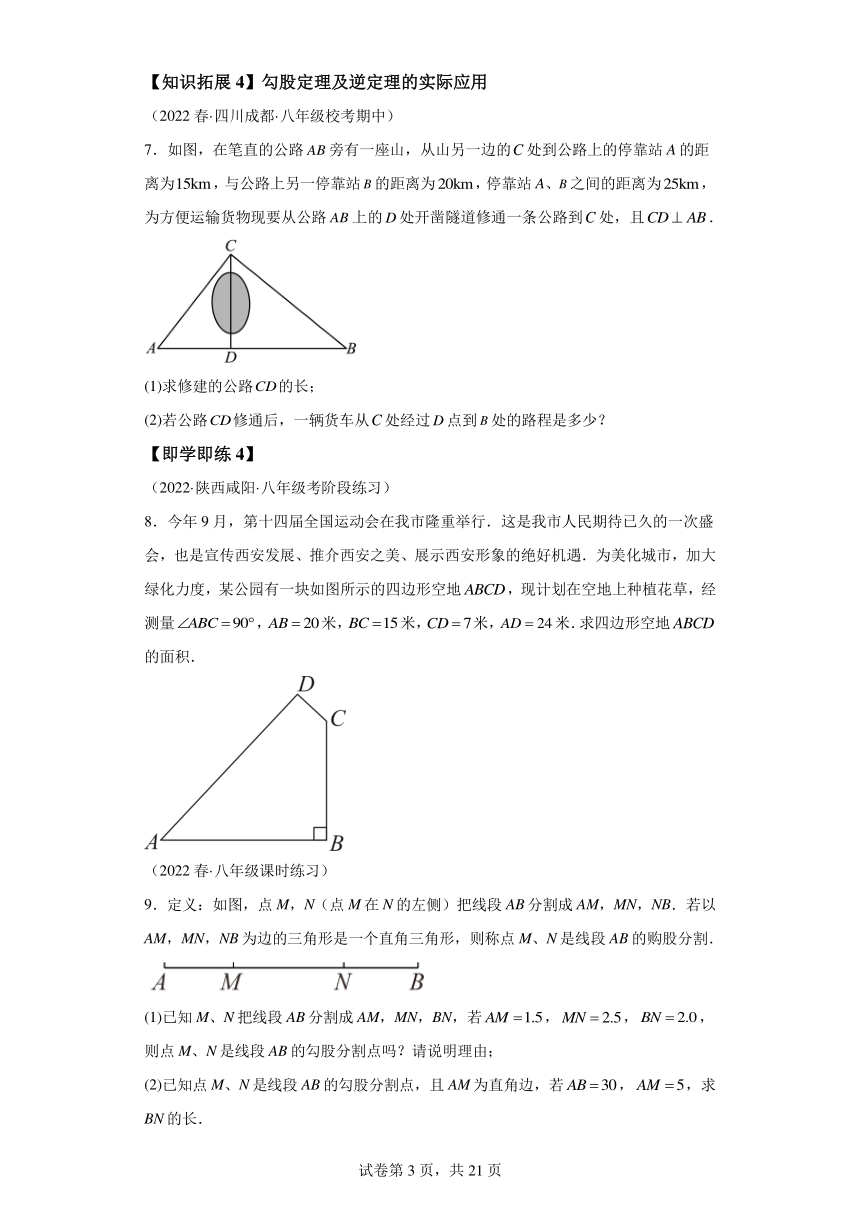 专题1.2直角三角形 北师大版数学八年级下册同步讲义