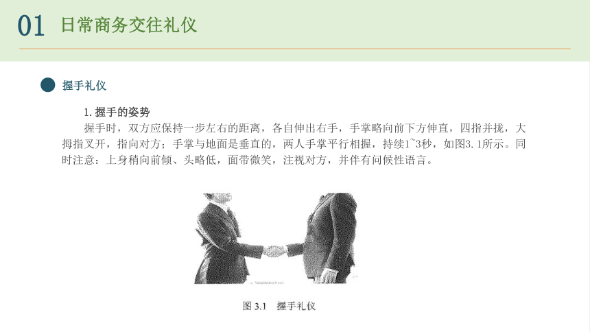 第3章 日常商务交往礼仪 课件(共37张PPT)-《现代商务礼仪》同步教学（电子工业版）