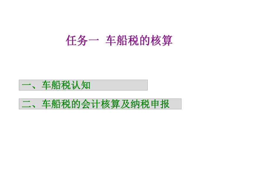 项目六 财产税的核算 课件(共22张PPT)-《企业纳税会计》同步教学（大连理工大学出版社）