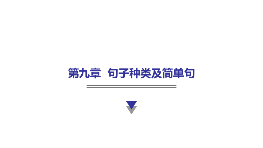 外研版中考英语复习第九章句子种类及简单句教学课件(共50张PPT)