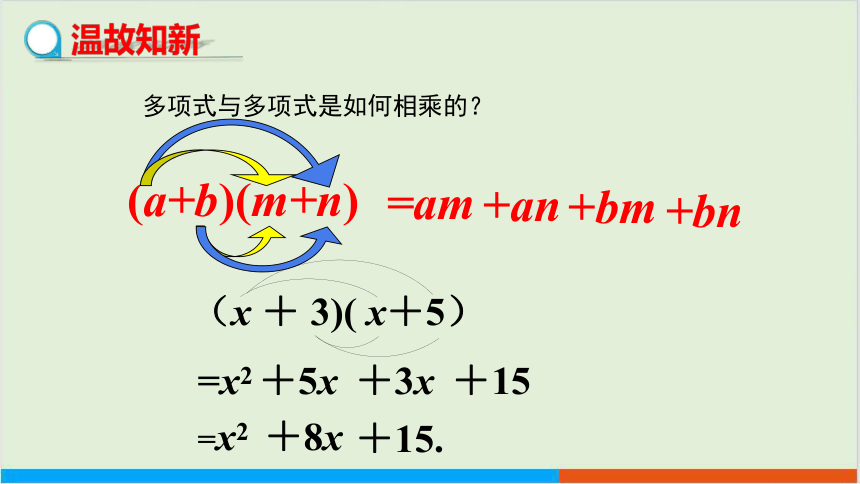 冀教版数学七年级下·8.5乘法公式（第1课时）教学课件