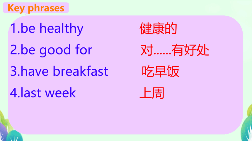 Unit 2 Good Health to You!  Review  图片版+希沃版课件(共65张PPT)