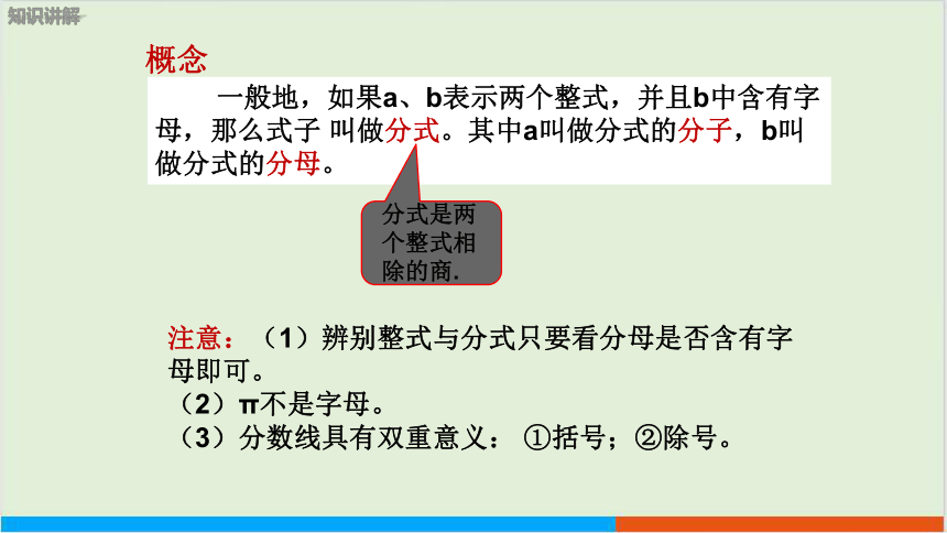 第9章9.1分式及其基本性质 （第1课时 分式的概念） 教学课件--沪科版初中数学七年级（下）