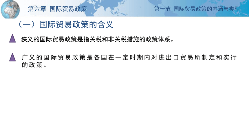 第六章 国际贸易政策 课件(共29张PPT)-《国际贸易理论与政策》同步教学（高教版 第二版）