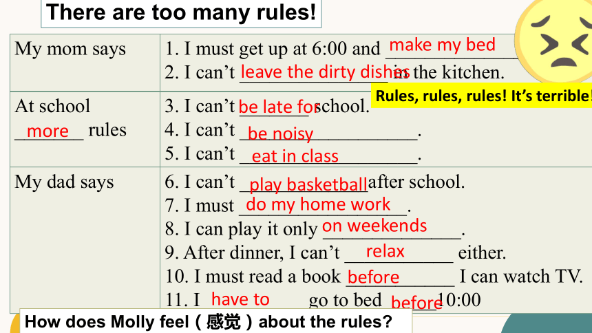 Unit4 SectionB 2a-2c 课件 人教版七下Unit4 Don't eat in class.SectionB 2a-2c