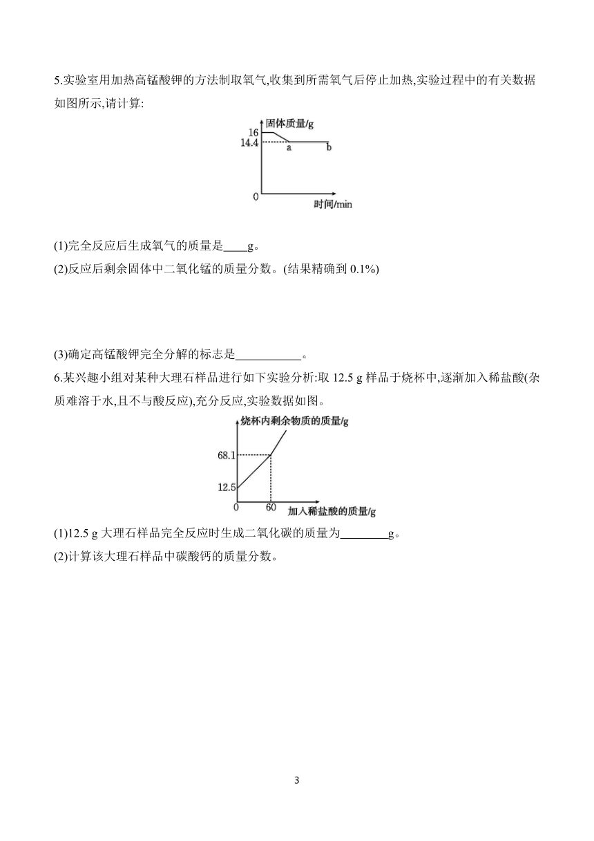 2024年中考化学总复习 特色 专题专训  题型六　综合计算题(含解析)