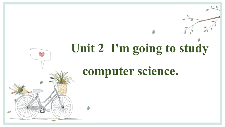 鲁教版初二英语下册Unit 2 I'm going to study computer science. 复习课件(共22张PPT)