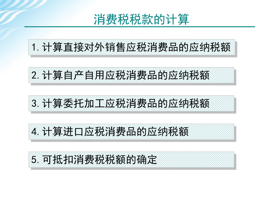 学习情境三    消费税计算与申报 课件(共51张PPT)-《税费计算与申报》同步教学（高教版）