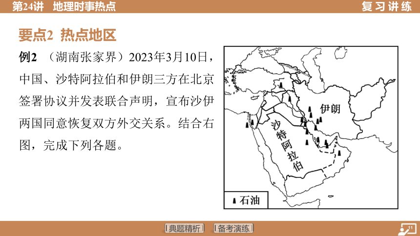 第24讲 地理时事热点 习题课件（75张PPT）2024年中考地理一轮复习