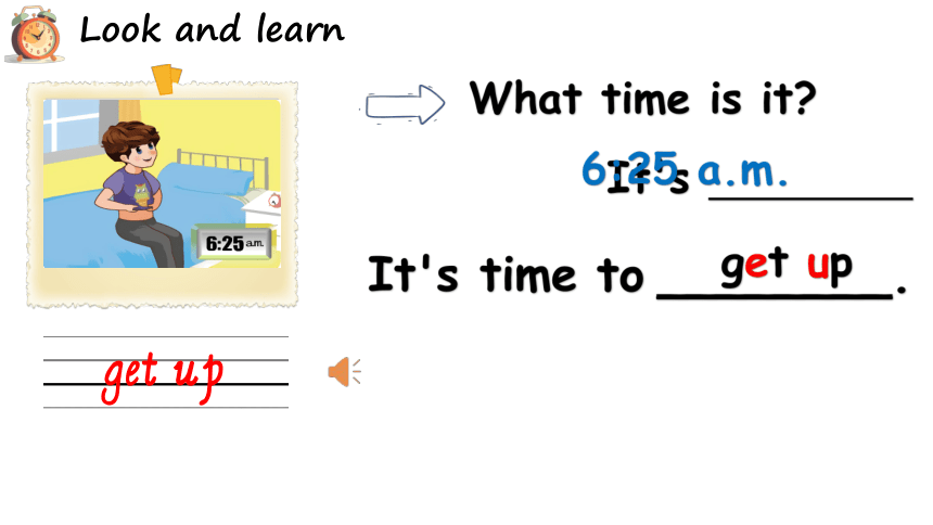Unit 2 What time is it B Let's learn 课件(共21张PPT)