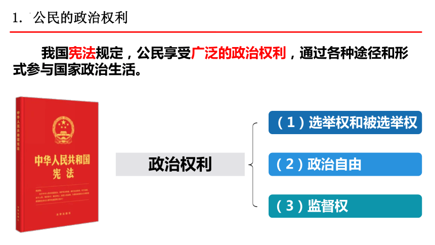 3.1 公民基本权利 课件（18张PPT）