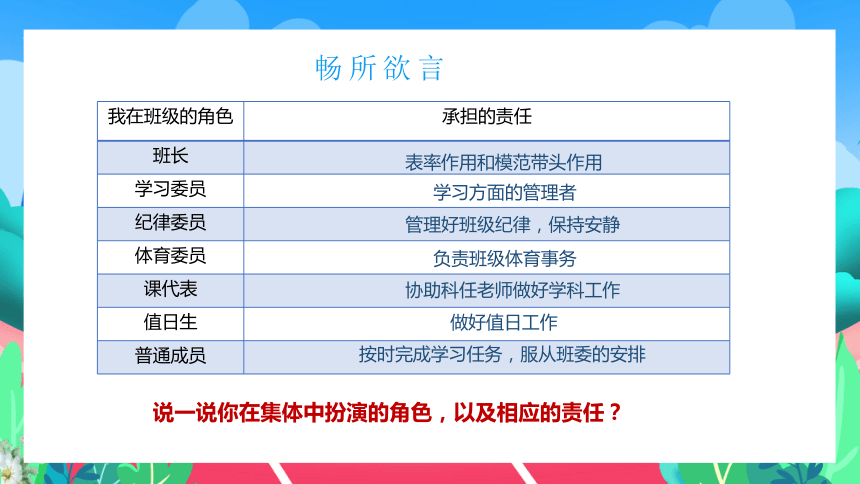 6.2 集体生活成就我 课件(共28张PPT)