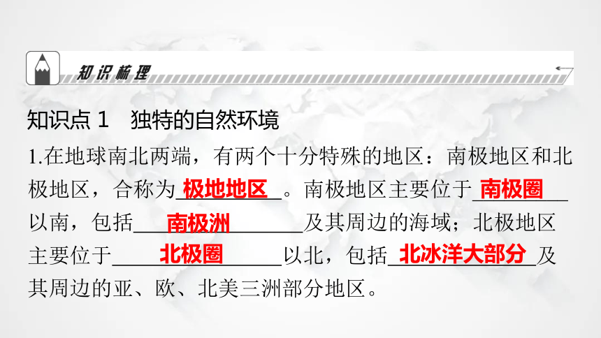 人教版七年级地理下册第十章极地地区教学课件(共27张PPT)