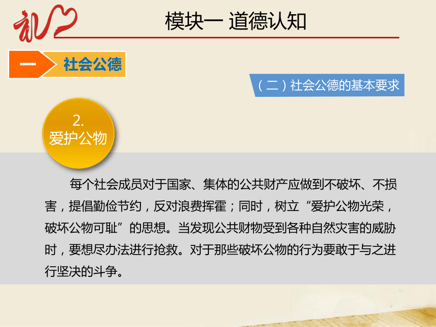 项目二 礼仪与道德修养 课件(共61张PPT)-《中职生礼仪教程》同步教学（同济大学出版社）