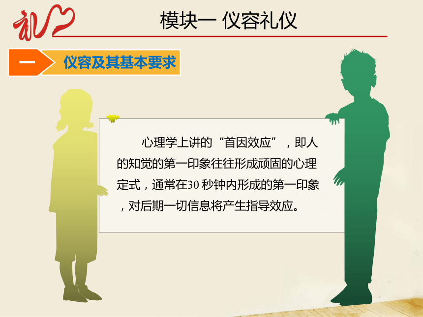 3.1仪容礼仪 课件(共24张PPT)-《中职生礼仪教程》同步教学（同济大学出版社）