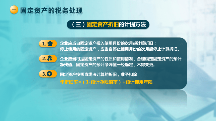 3.5 资产的税务处理 课件(共29张PPT)-《税法》同步教学（高教版）