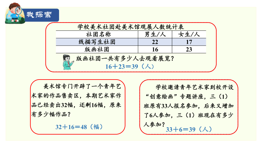 三年级上册数学人教版2、加法数量关系 课件（11张ppt）