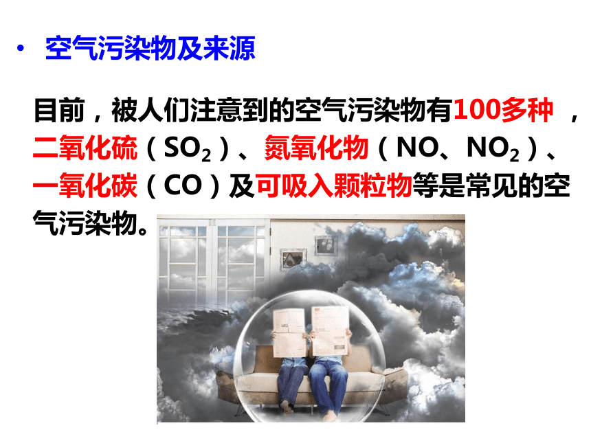 3.8 空气污染与保护(课件 35张PPT)