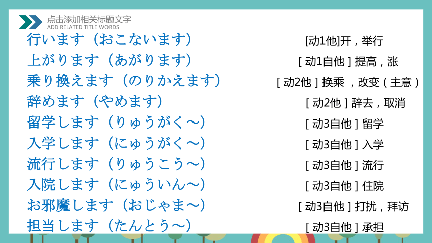 第32课 今度の日曜日に遊園地へ行くつもりです 课件-2023-2024学年高中日语新版标准日本语初级下册（31张）