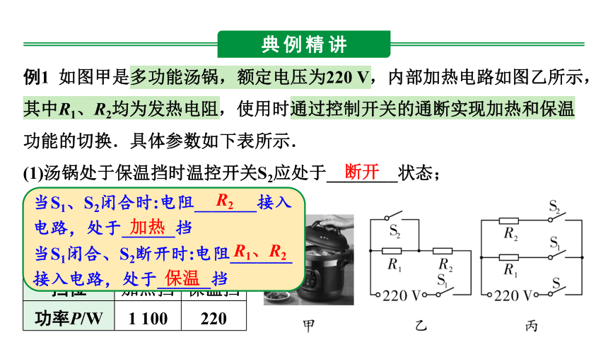 陕西省2024年物理中考热点备考重难专题：挡位类电热器相关计算（习题课件）(共34张PPT)