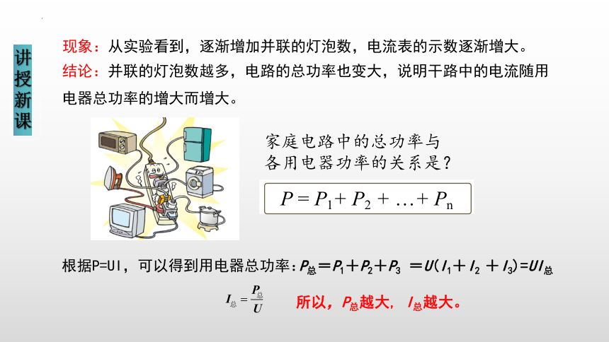 19.2家庭电路中电流过大的原因（课件）(共26张PPT)九年级物理全册（人教版）