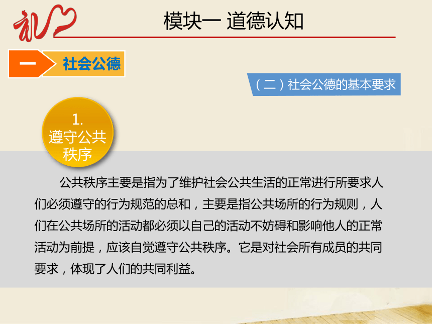 项目二 礼仪与道德修养 课件(共61张PPT)-《中职生礼仪教程》同步教学（同济大学出版社）