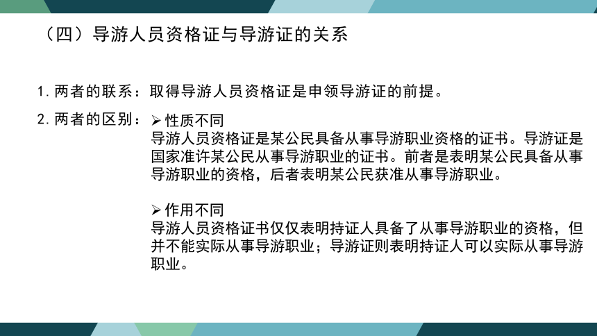 第五章导游与领队人员法律制度 课件(共34张PPT)- 《旅游法教程》同步教学（重庆大学·2022）