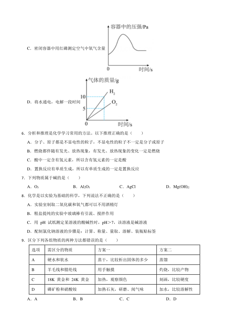 2023年中考化学人教版一轮练习题----盐 化肥（含解析）