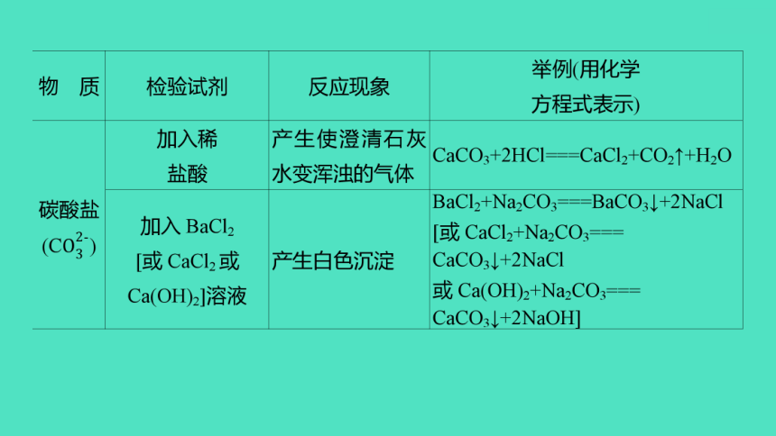 2024河北中考化学复习 板块五 主题3　物质的检验、鉴别与除杂(2~4分) 课件(共41张PPT)
