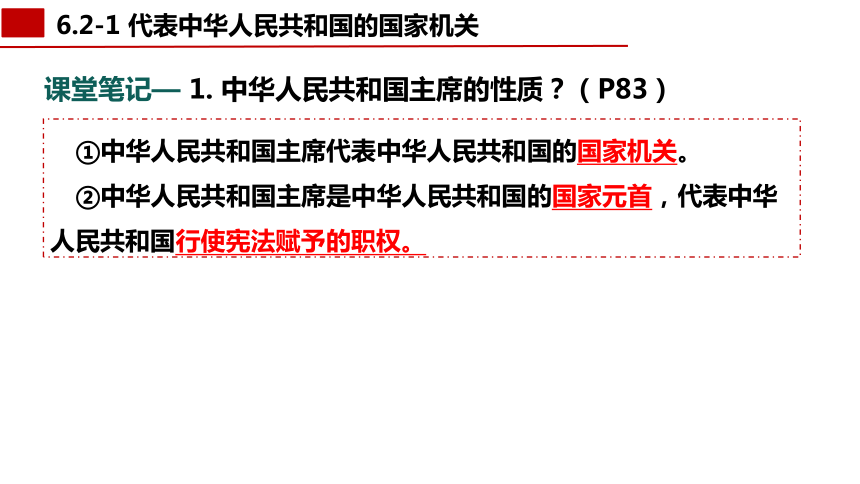 6.2 中华人民共和国主席  课件（ 33张ppt）