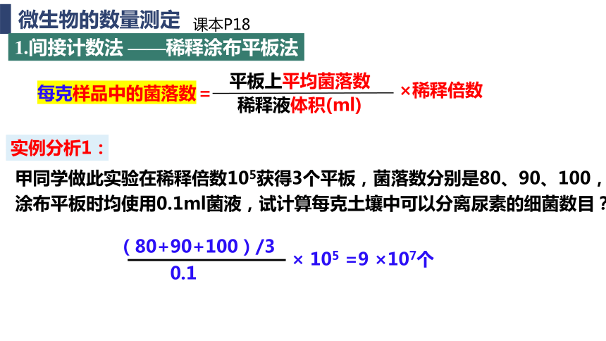 1.2.2微生物的选择培养和计数课件（共28张PPT）-人教版选择性必修3