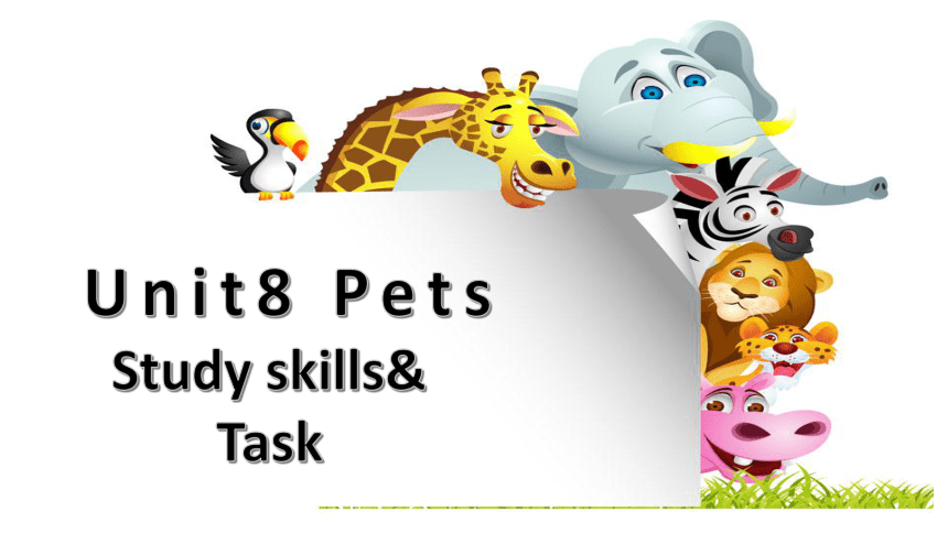 Unit 8 Pets Study skills&Task 课件（牛津译林版七年级下册）