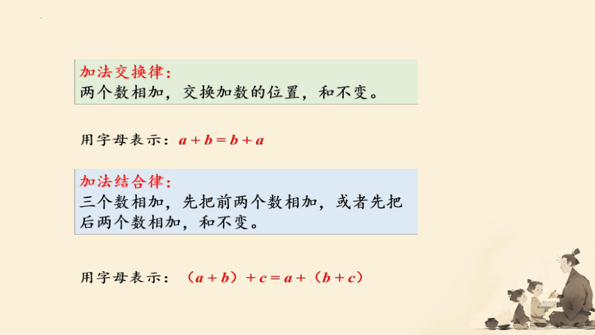 四年级下册数学人教版第2课时 加法简便运算课件(共19张PPT)