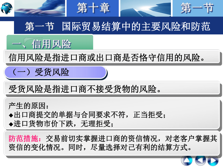 第十章 国际贸易结算中的风险、诈骗和拖欠  课件(共30张PPT)-《国际结算实务》同步教学（高教版）