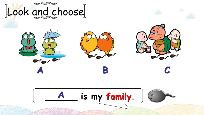 Unit 2 My family Part B Let's learn&Let's chant  课件(共21张PPT)