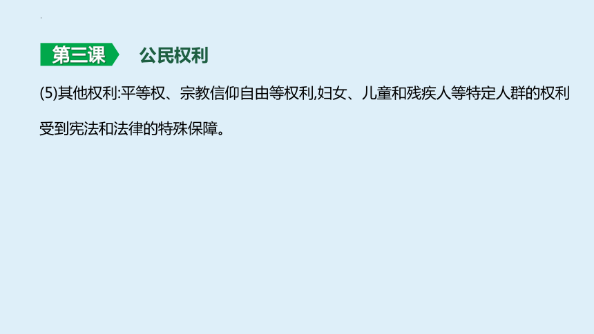 八年级下册-第二单元-理解权利义务 复习课件(共67张PPT) 2024年中考道德与法治一轮复习