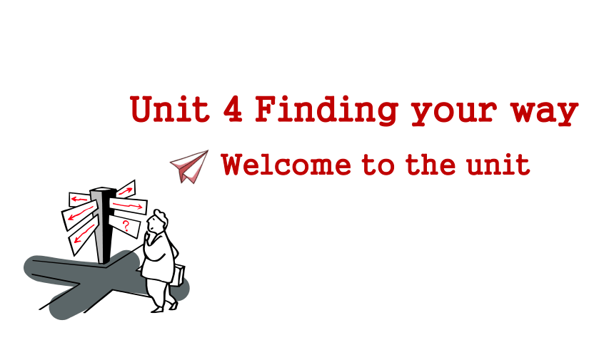 Unit 4 Finding your way Welcome to the unit课件