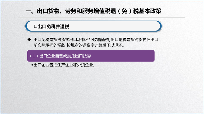 学习任务2.5  出口货物、劳务和服务增值税的退（免）税 课件(共50张PPT)-《税务会计》同步教学（高教版）