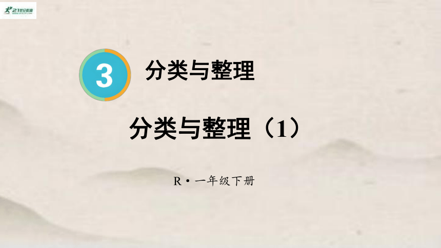 一年级下册数学第三单元分类与整理课件 人教版（共20张PPT）