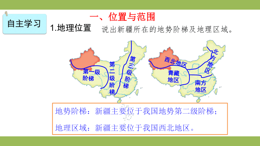 8.3新疆维吾尔自治区的地理概况与区域开发 第1课时 课件(25张PPT) 2023-2024学年湘教版地理八下