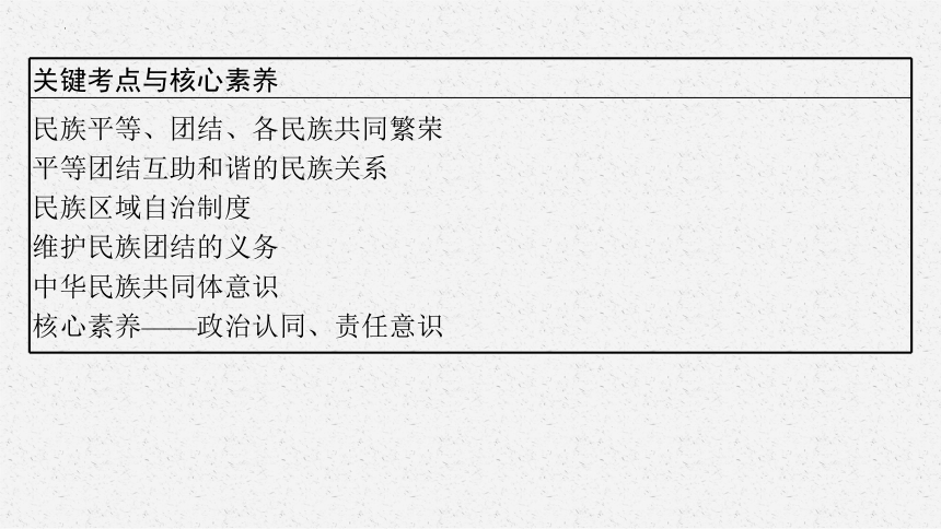 专题七团结统一  和谐中国复习课件(共22张PPT)-2024年中考道德与法治二轮复习