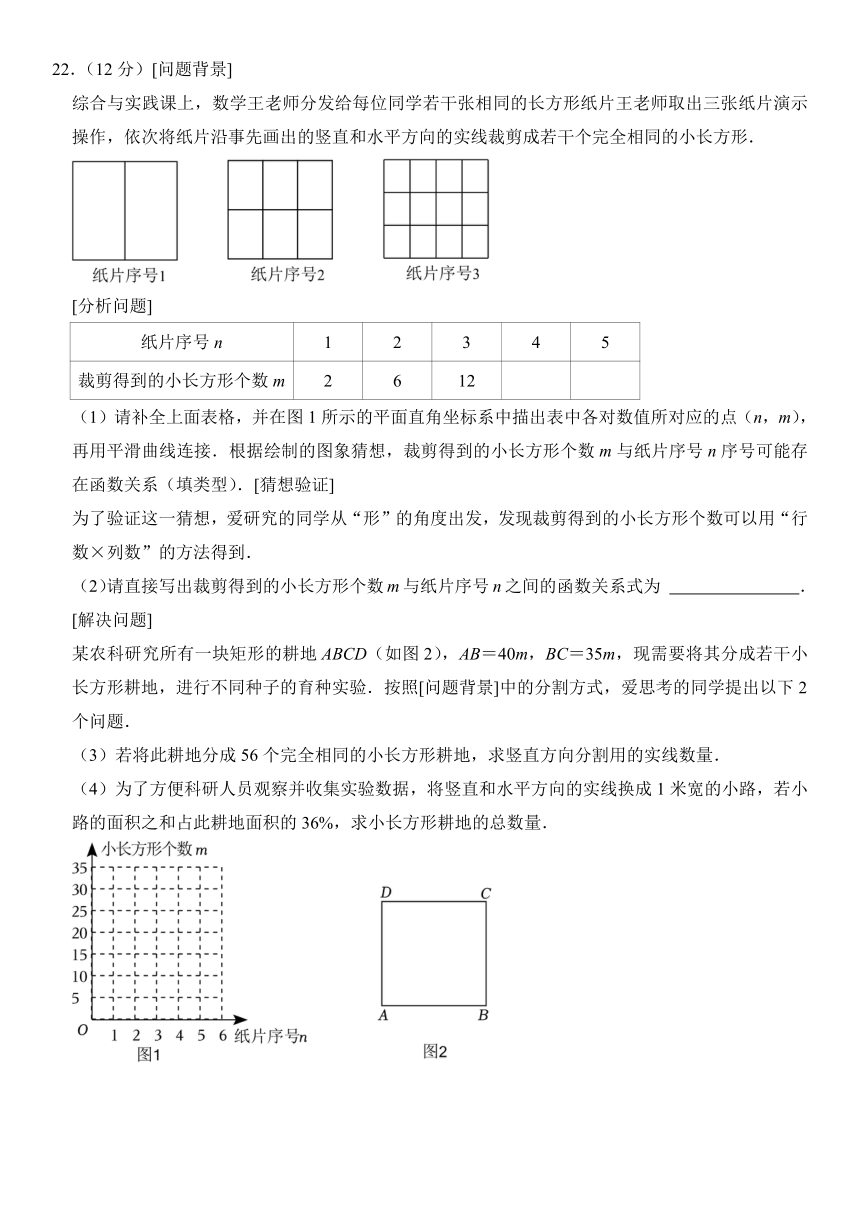 2024年辽宁省沈阳市中考一模考前数学练兵卷(三)（含答案）