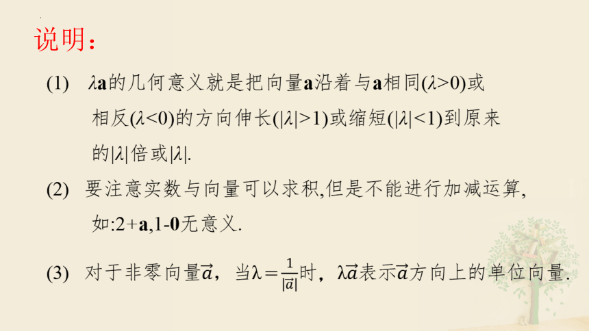 6.2.3向量的数乘运算 课件（共27张ppt）数学人教A版（2019）必修第二册