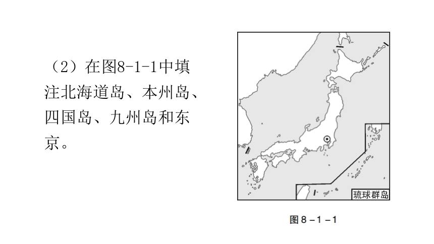 湘教版地理七年级下册第八章走近国家第一节日本 习题课件(共44张PPT)
