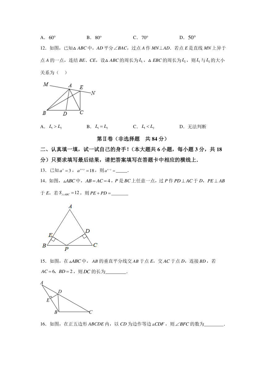 山东省济宁市梁山县2023-2024学年八年级上学期期末数学试题（含解析）